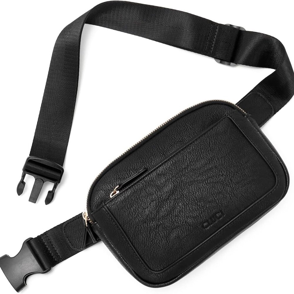 Belt Bag for Women, Mini Everywhere Crossbody Waist Bag Adjustable Strap, Vegan